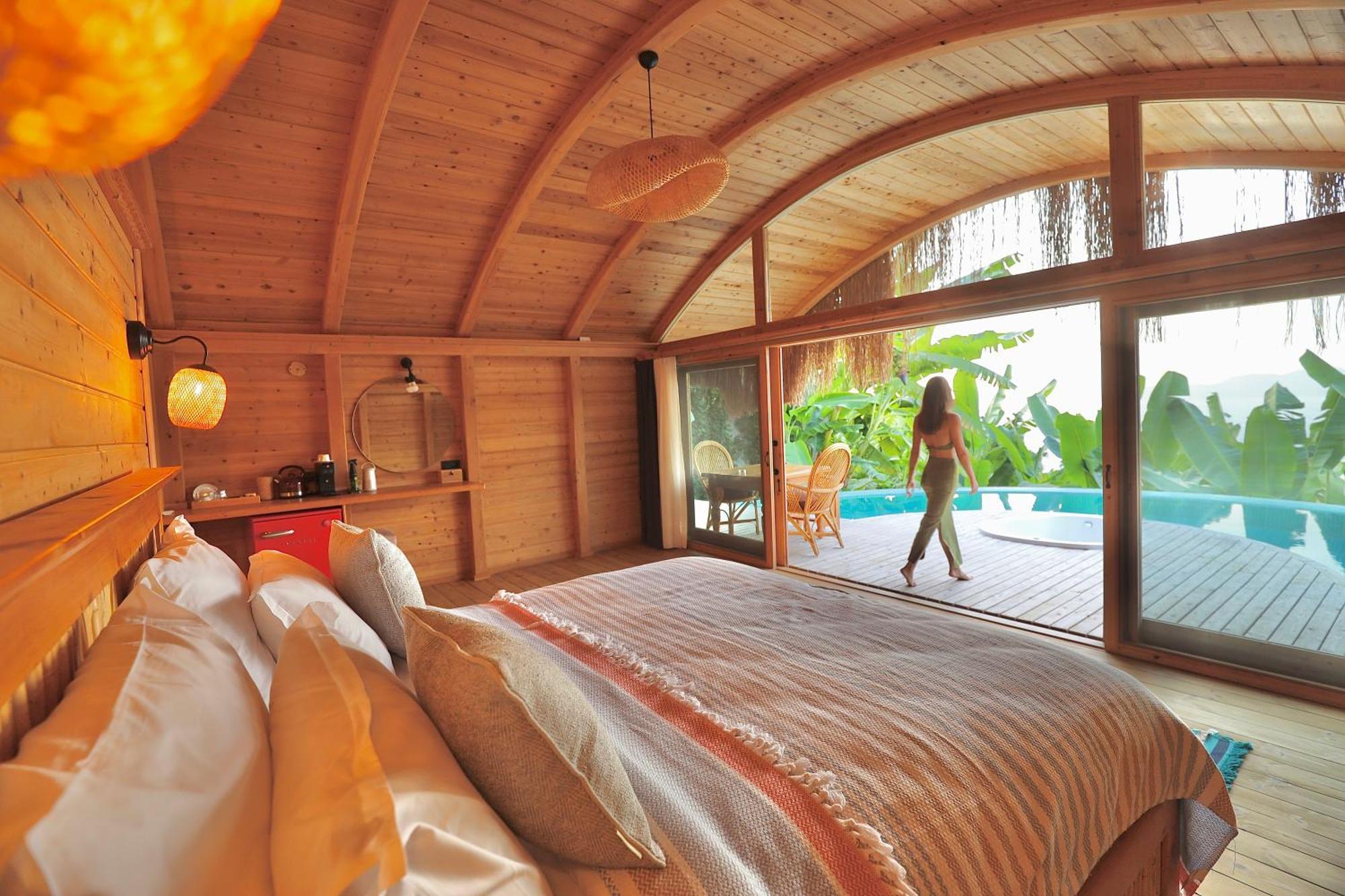 Seaview Faralya Hotel Bagian luar foto