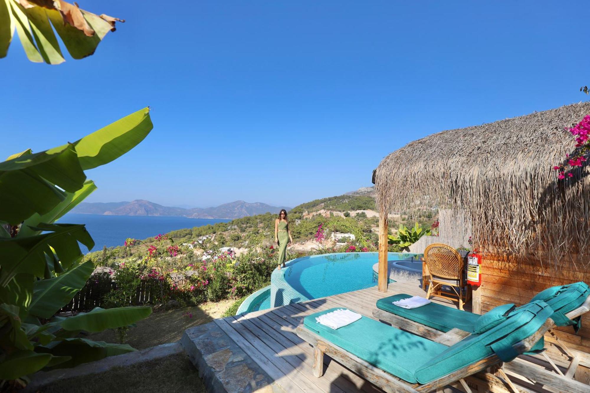 Seaview Faralya Hotel Bagian luar foto