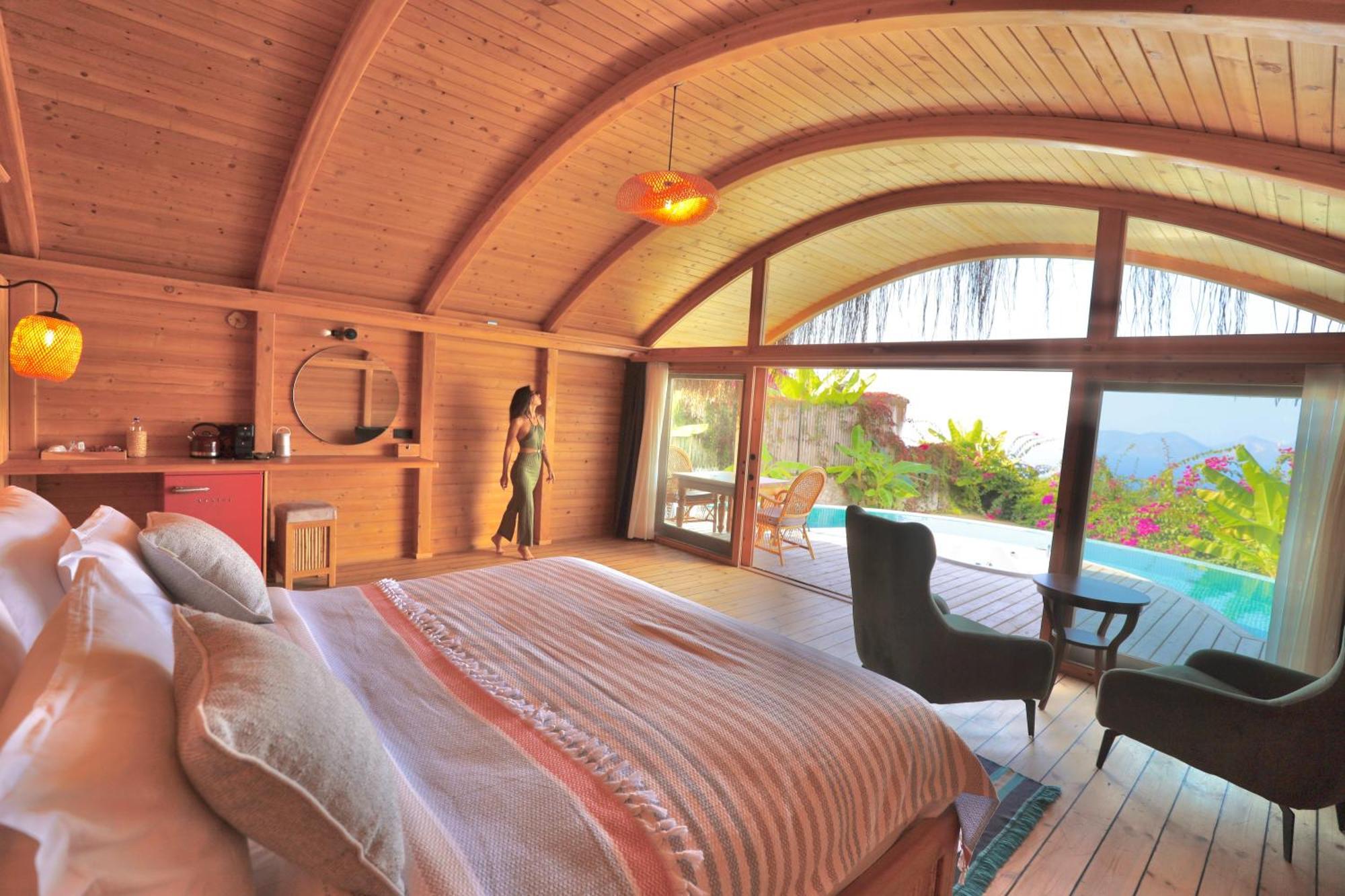 Seaview Faralya Hotel Bagian luar foto