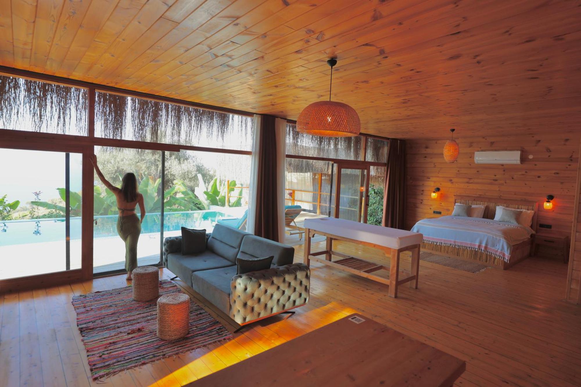 Seaview Faralya Hotel Bagian luar foto