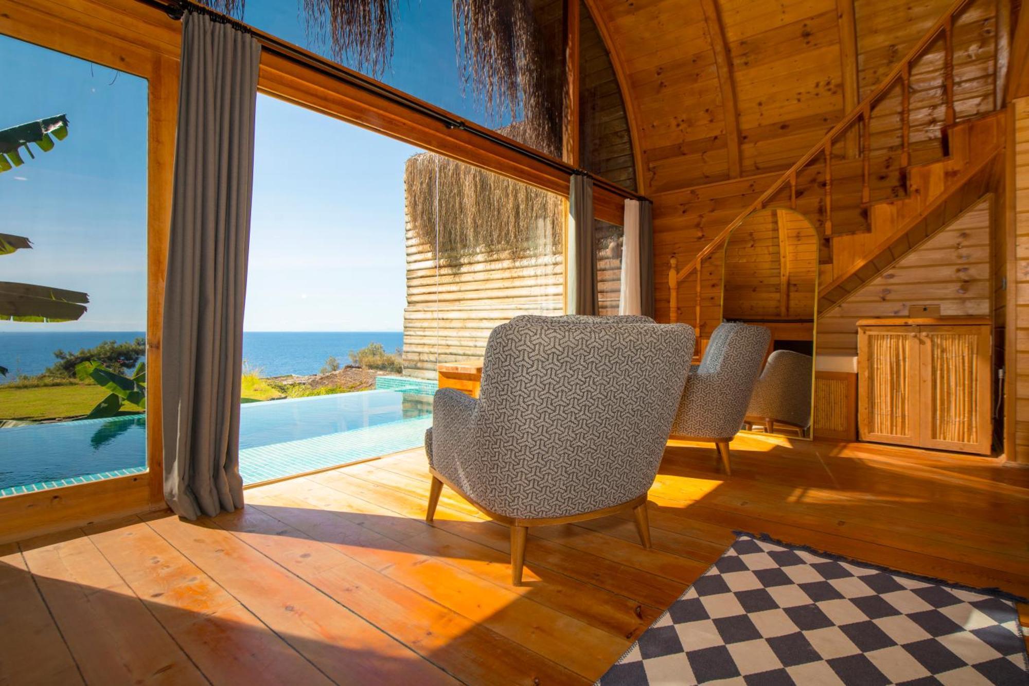 Seaview Faralya Hotel Bagian luar foto